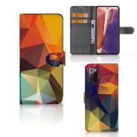 Samsung Galaxy Note 20 | Book Case | Polygon Color - thumbnail