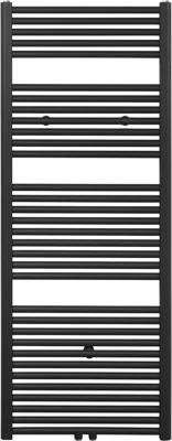 Ben Kos handdoekradiator 985W 60x157,5cm mat grafiet zwart
