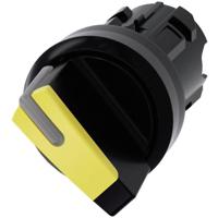 Siemens 3SU10022BC300AA0 3SU1002-2BC30-0AA0 Knevelschakelaar Kunststof frontring, Verlicht Knevel Zwart, Geel 1 x 45 ° 1 stuk(s) - thumbnail