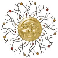 Wanddecoratie Zon Nizza - thumbnail