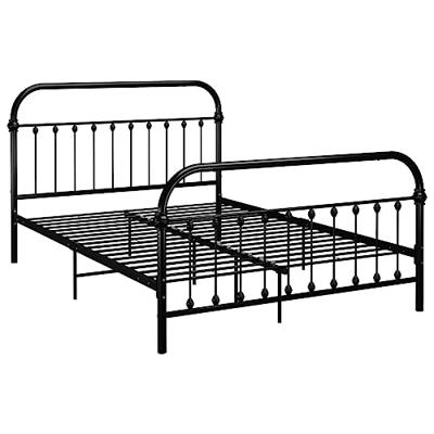 Bedframe metaal zwart 140x200 cm Bedframe metaal zwart 140x200 cm