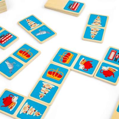 Bigjigs houten londen dominospel, 28dlg. Bigjigs houten londen dominospel, 28dlg.