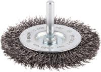 Bosch Accessories Schijfborstel, gegolfd, 75 mm, 0,3 mm, 8 mm, 4500 omw/min Bosch Power Tools Schacht-Ø 6 mm 2608622007 1 stuk(s) - thumbnail