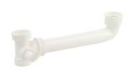 Kirchhoff Kunststof dubbele spoelbakafvoeraansluiting, wit, 1 1/2" x 40 mm, met 3/4" apparaataansluiting - 98837048 - thumbnail