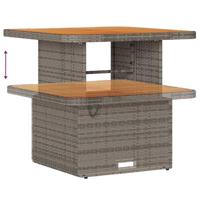 Tuinbankenset 12 pcs Grijs poly rattan - thumbnail