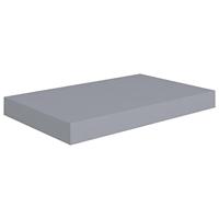 Wandschap zwevend 40x23x3,8 cm MDF grijs - thumbnail