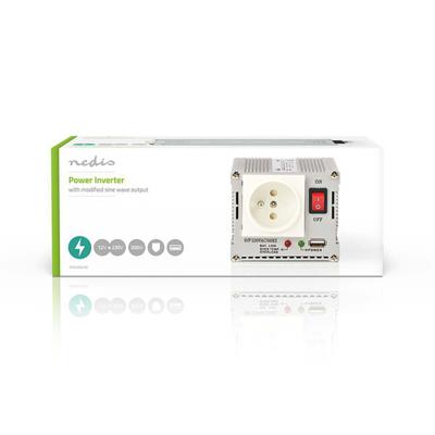Nedis 12V DC - 230V AC omvormer 300W - thumbnail