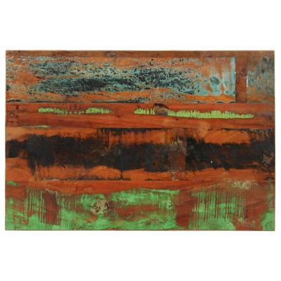 Tafelblad rechthoekig 15-16 mm 60x90 cm massief gerecycled hout