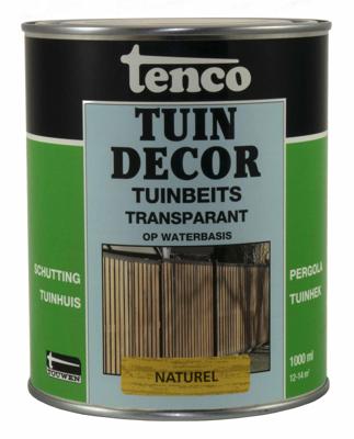 Tuindecor transparant naturel 1l verf/beits Tenco - Tenco Tuindecor transparant naturel 1l verf/beits Tenco - Tenco