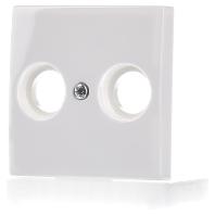 Busch-Jaeger 2531-914 Aansluitdoos voor satellietschotel, Televisie, radio Afdekking Busch-balance SI Alpine-wit 1 stuk(s) - thumbnail