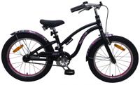 Volare miracle cruiser kinderfiets - meisjes - 18 inch - mat zwart - prime collection - thumbnail