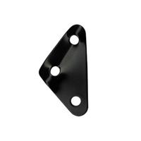 3 STKS driehoek aluminiumlegering wind touw gesp aanpassing gesp tent luifel pull touw slip touw gesp accessoires (zwart) - thumbnail