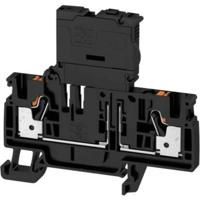 Weidmüller 2434380000 Zekering-serieklem 6.10 mm Spanveer Zwart 50 stuk(s) - thumbnail