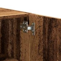 Wandkast 60x31x60 cm bewerkt hout oud houtkleurig - thumbnail