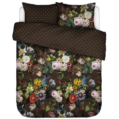 Essenza Giselle Dekbedovertrek - Lits-jumeaux (240x200/220 Cm + 2 Slopen) - Katoen Satijn - Chocolate