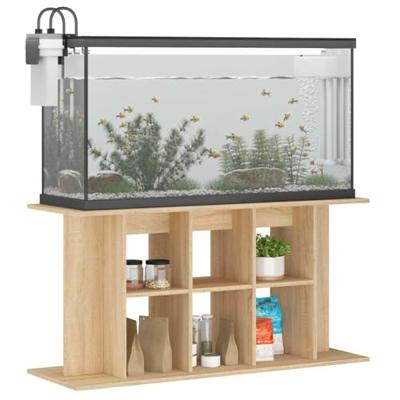 Aquariumstandaard 120x40x60 cm bewerkt hout sonoma eikenkleurig - thumbnail