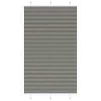 Pliss rolgordijn 120x200 cm stofbreedte 119,4 cm antraciet - thumbnail