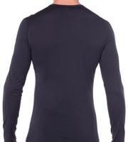 Icebreaker Merino 200 Oasis LS Crewe Thermoshirt Heren Black S - thumbnail