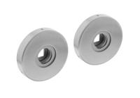 Ivana Necosteel krukrozetten - met klik/veer mechanisme - RVS - thumbnail