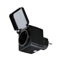 50138 Zigbee Smart Plug Paulmann Home Tussenstekker Zwart - thumbnail