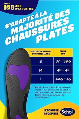 Scholl In-Balance Inlegzolen Peesplaatontsteking Maat L