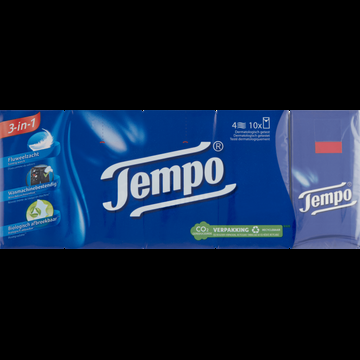Tempo Zakdoeken 4 Lagen 10 x 10 Stuks bij Jumbo