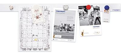 magnetoplan Magneetstrip 16151 (l x b) 100 cm x 5 cm Wit