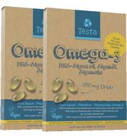 Testa Omega 3 algenolie 250mg DHA vegan NL/DE/EN 60 Vegetarische capsules - thumbnail