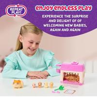 Speelset - LITTLE LIVE PETS - Mama Surprise Hamsters - Inclusief baby's - Aanpasbare accessoires - thumbnail
