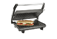 Tristar gr-2650 contactgrill zwart/rvs 700w - thumbnail