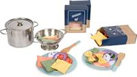 Small Foot - houten speeleten pasta chef set, 19dlg. - thumbnail