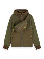 Scotch & Soda Scotch & Soda Short hooded jacket with pop detail - thumbnail