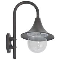 VidaXL Tuin wandlamp e27 42 cm aluminium brons - thumbnail
