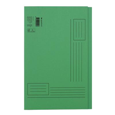 Vouwmap quantore fo ongelijke zijde 250gr groen