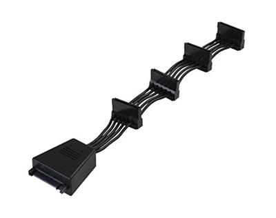 SilverStone Adapter 15-Pin SATA > 4x 15-Pin SATA splitterkabel