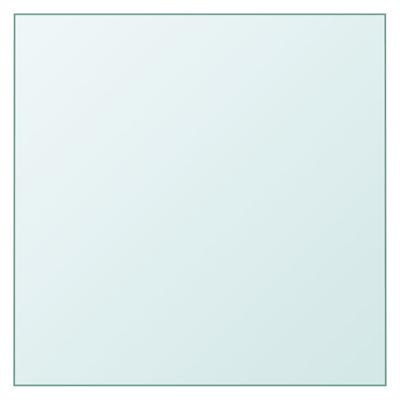 Tafelblad 30x30 cm gehard glas transparant - thumbnail