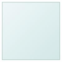 Tafelblad 30x30 cm gehard glas transparant - thumbnail