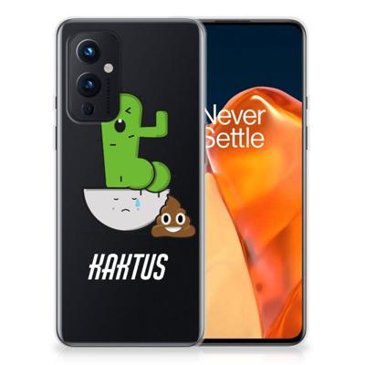 OnePlus 9 Telefoonhoesje met Naam Cactus Poo OnePlus 9 Telefoonhoesje met Naam Cactus Poo