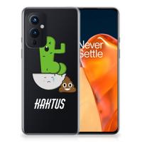 OnePlus 9 Telefoonhoesje met Naam Cactus Poo - thumbnail