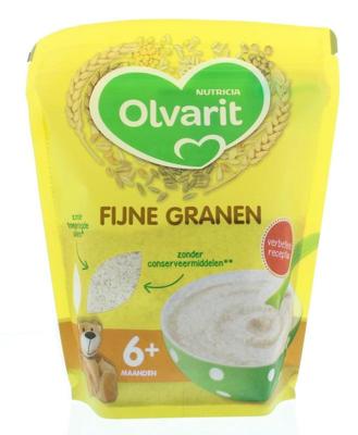 Olvarit Ontbijtpap fijne granen 8+ maanden 200 Gram Olvarit Ontbijtpap fijne granen 8+ maanden 200 Gram
