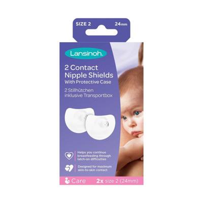 Inclusief borstopzetstukjes x 2 + beschermhoesje LANSINOH wit Inclusief borstopzetstukjes x 2 + beschermhoesje LANSINOH wit