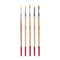 Talens Art Creation aquarelpenselen polyester assorti, set van 5 penselen - thumbnail