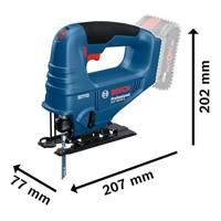 Bosch Blauw GST 18V-95 B Accu decoupeerzaag | Exclusief Accu en Lader - 06015B7001 - thumbnail