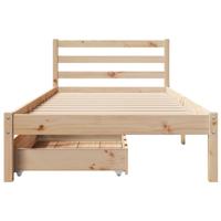Bedframe zonder matras massief grenenhout 100x200 cm - thumbnail