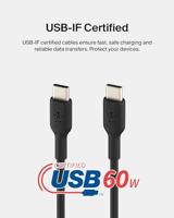 USB-C-kabel Belkin CAB003BT2MBK Zwart 2 m - thumbnail