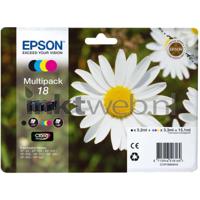 EPSON T1806 Daisy multipack-inktcartridges - zwart / cyaan / magenta / geel - thumbnail