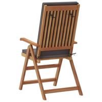 Tuinstoel 8 pcs Bruin 57 x 71.5 x 104cm Massief teakhout - thumbnail