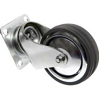 TOOLCRAFT TO-5137911 Zwenkwiel met schroefplaat 80 mm rubber Draagvermogen (max.): 70 kg - thumbnail