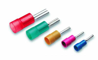 Cimco 180222 Stiftkabelschoen 0.50 mm² 1 mm² Deels geïsoleerd Rood 1 stuk(s)