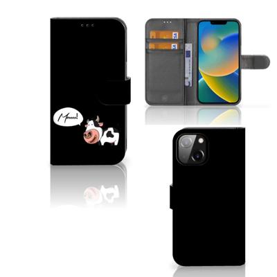 Apple iPhone 14 Leuk Hoesje Cow Apple iPhone 14 Leuk Hoesje Cow